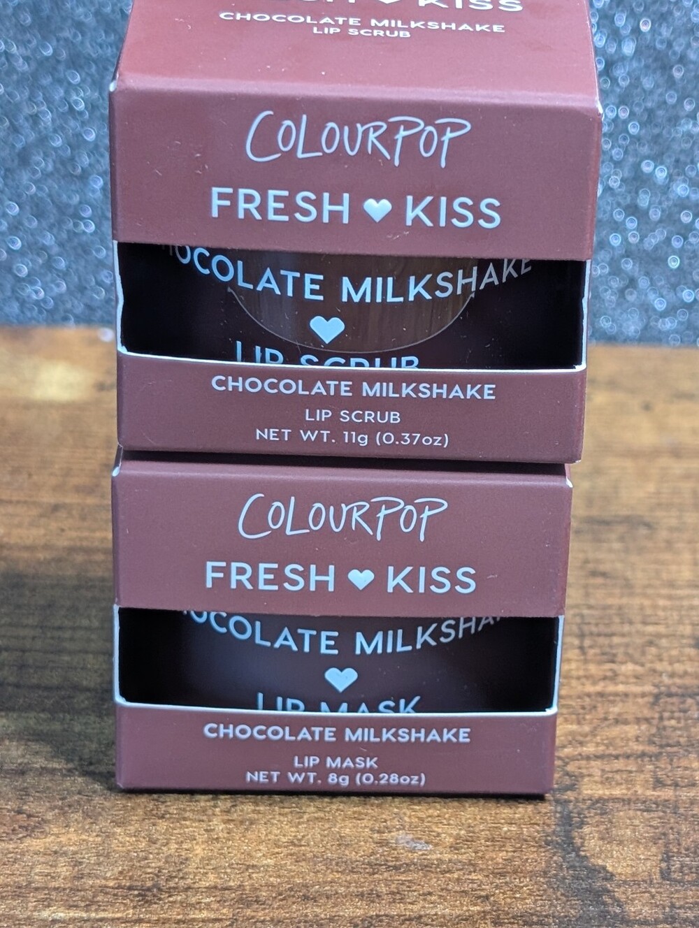 Colourpop Fresh Kiss Chocolate Milkshake Lip Mask and Lip Scrub Set
